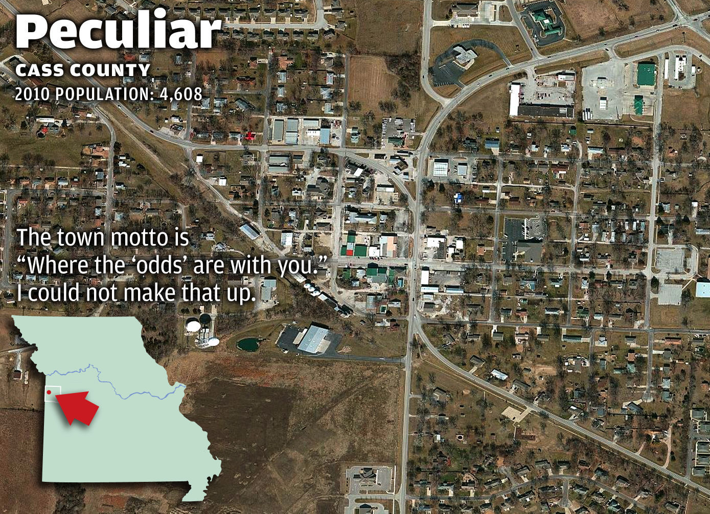 13 Missouri Towns with Uninviting Names: Peculiar